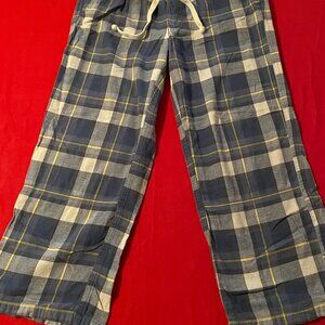 Men’s American Eagle Plaid Lounge Pants Cotton Size Large